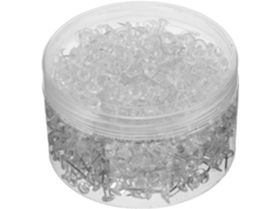 500 Tachinhas De Metal Transparentes Para Murais Avisos