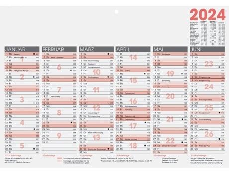 Calendário de Mesa Bells Calendário de Quadro 2025 Paisagem Din A4 GLOCKEN