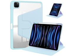 Capa Para Apple Ipad 10.2 Com Porta-caneta Azul Celeste
