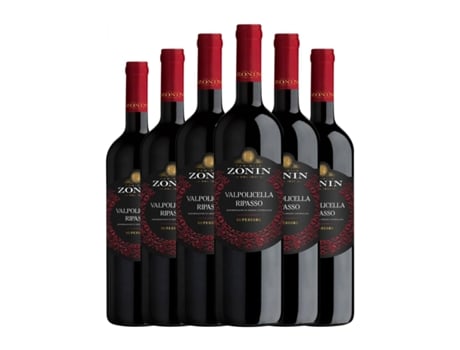 Vinho ZONIN Superiore Valpolicella Ripasso (0.75 L - 6 Unidades)