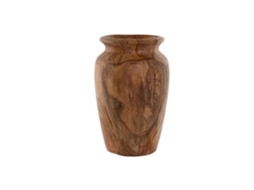 Vaso de Teca Natural 24x24x39,5cm ALEXANDRA HOUSE LIVING