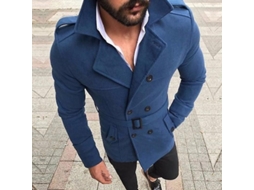 2026 abrigo Trench para Hombre de Negocio Exterior de Alta Calidad Material Mezcla de Algodón