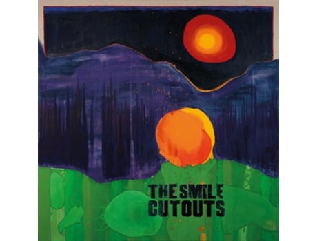 Gravações em vinil branco XL edição limitada The Smile Cutouts