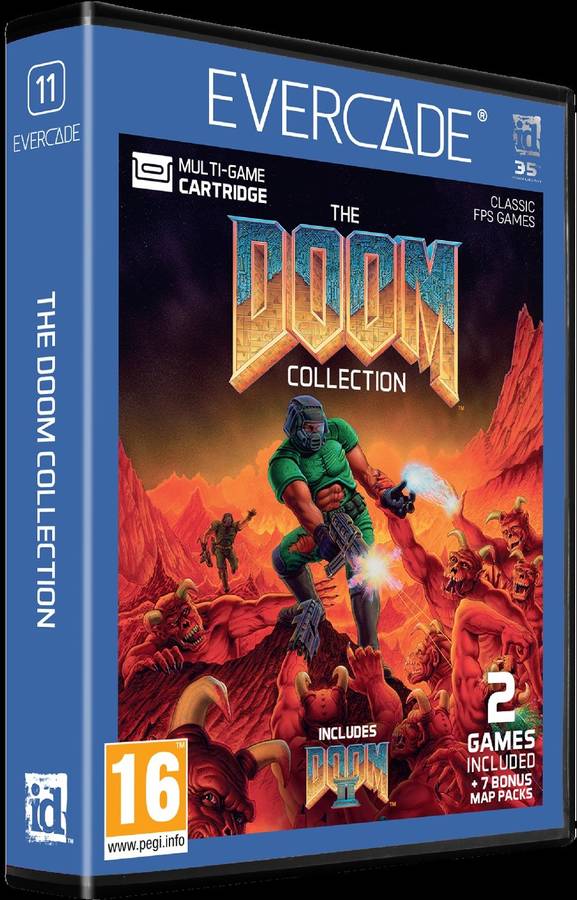 Pré-venda Jogo Blaze Evercade The Doom Collection
