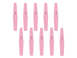 10 Peças/conjunto Ferramentas De Manicure E Pedicure Lixas De Unhas Buffer Polidor De Unhas Rosa