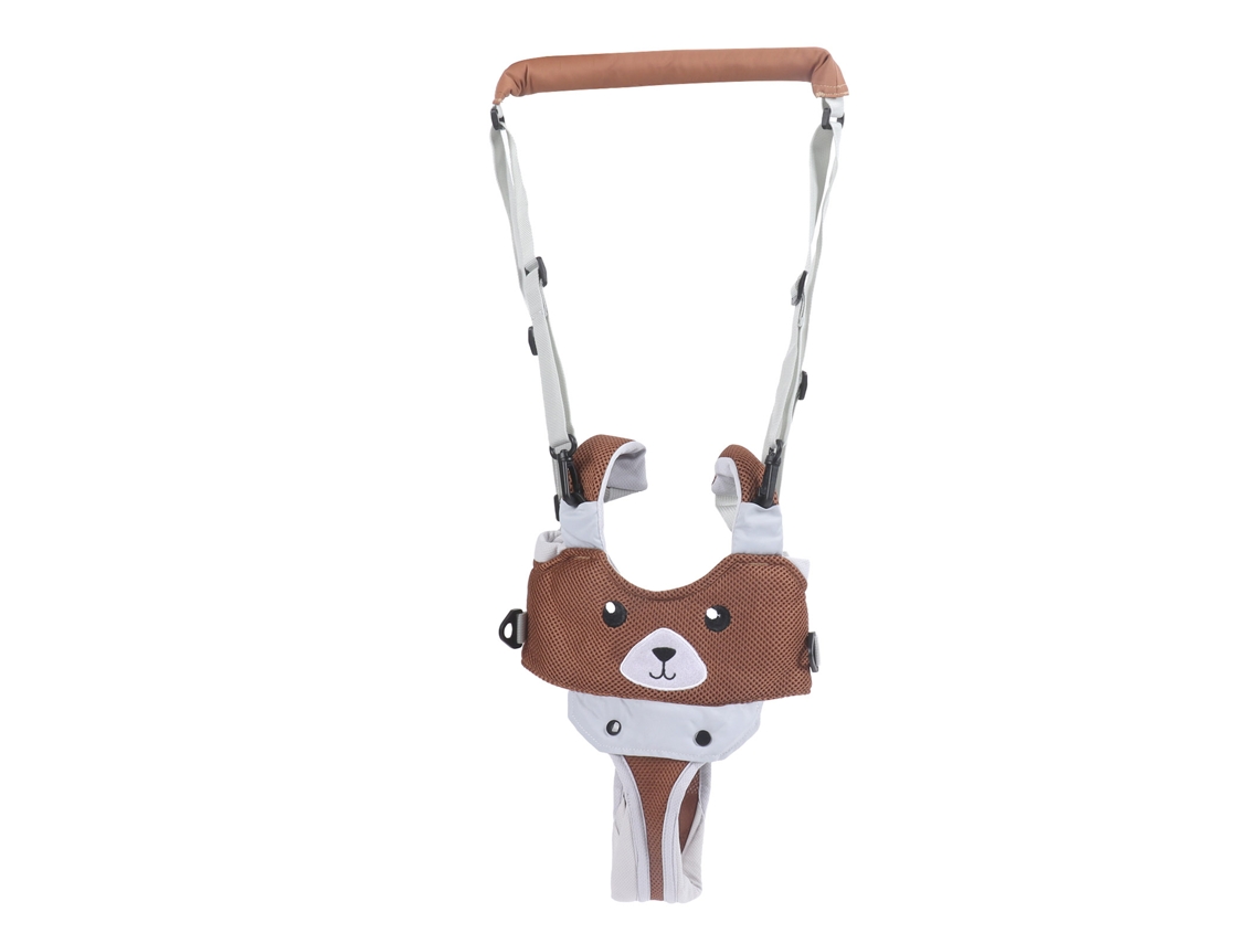 Arnés Para Aprendizaje De Caminar Bebé Transpirable Asistente Manual Para Bebés De 8-24 Meses Oso Café
