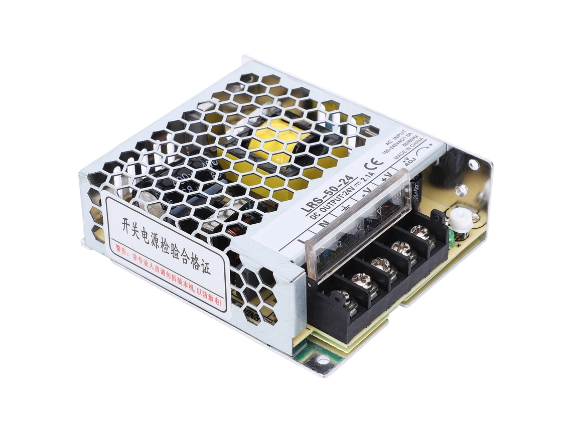 Fonte de alimentação comutada Berm LED, 50 W, 85-264 V CA, ajustável, proteção contra sobrecarga, LRS 50-24