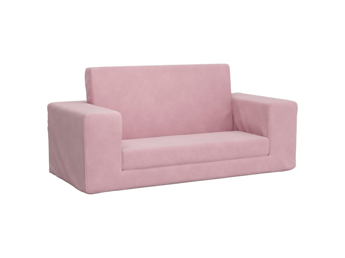 Kids' Sofa Bed, Kids' Sofa Beds Vidaxl Cor-de-rosa Poliéster (sofá-cama)