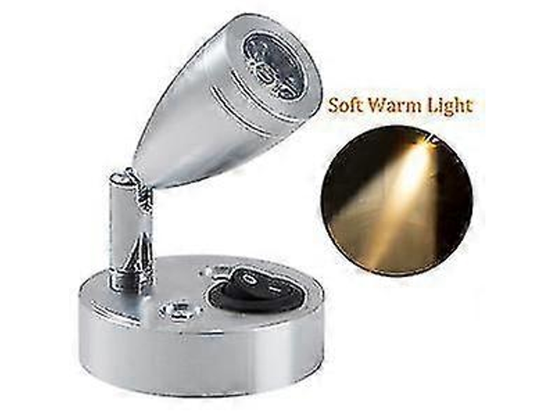 Luz De Leitura Led Spot 12v, Interior De Lâmpada Led, Luz Quente 3w Luzes De Leitura De Cabeceira Para Motorhome Z Nostalgia88