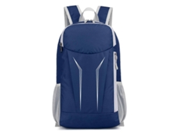 Mochila De Viagem Dobrável E Leve, Mochila De Uso Diário Impermeável Para Camping E Atividades Ao Ar Livre, Unissex, Azul Escuro.