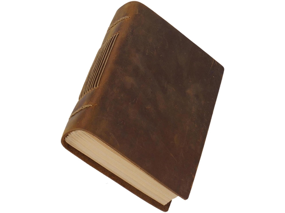 Vintage Fait Main, Bloco De Notas Para Cotidianas, Em Couro Pu, Caderno Exclusivo Todas As Idades