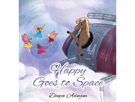 Livro Happy Goes To Space de Deepa Adnani (Inglês)
