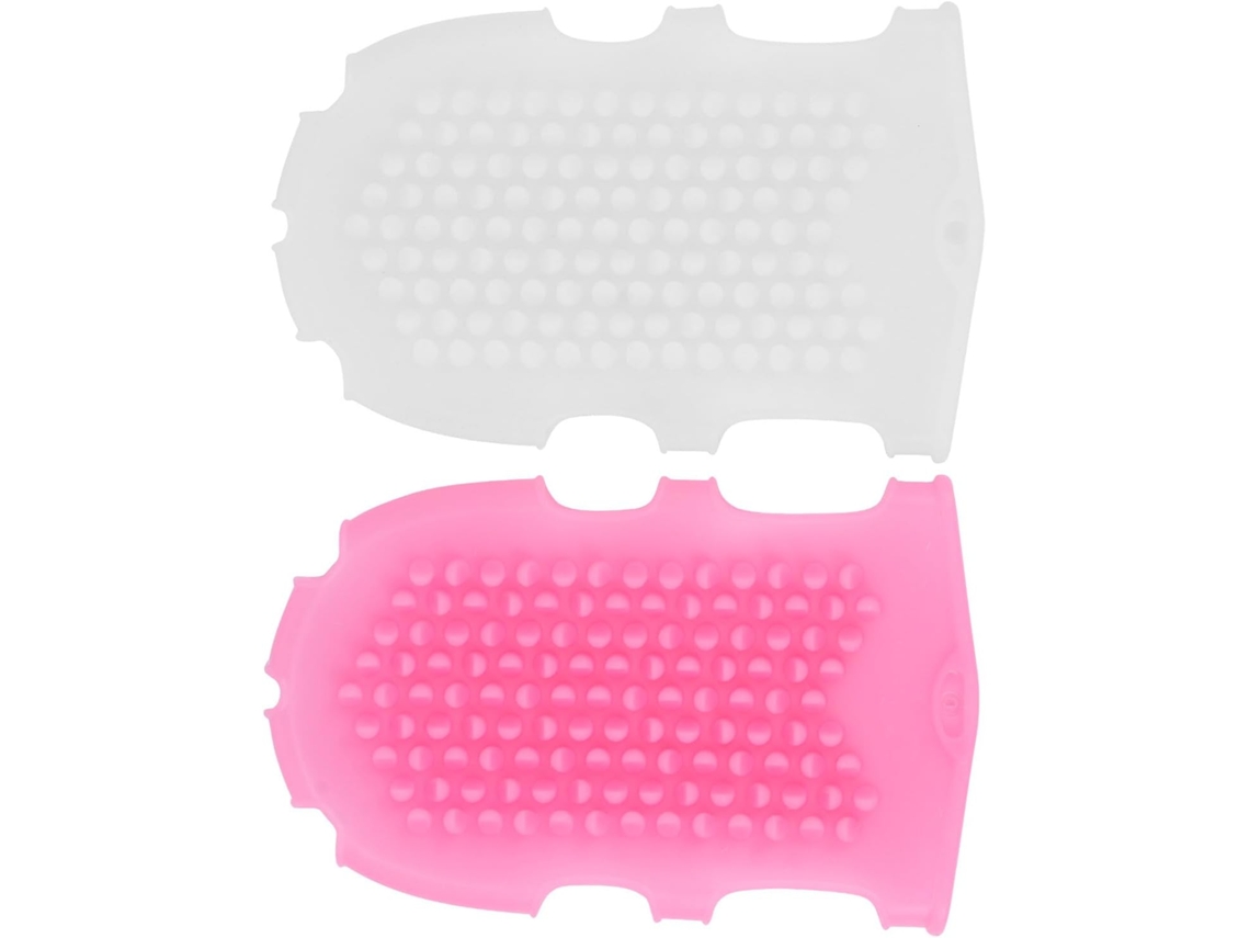 Conjunto Eringogo Com 2 Escovas De Massagem Silicone Seguras Para Banho, Esfoliação Corporal Suave, Cuidados Faciais E