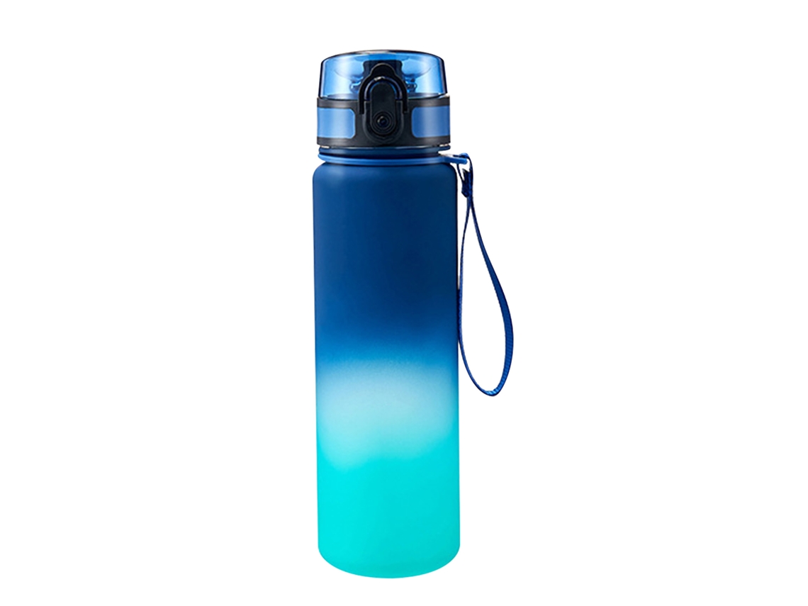 Garrafa de Água Desportiva 600ml Azul e Verde