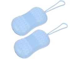Conjunto De Escova Banho Healeved 2 Peças, Ferramentas De Limpeza Multifuncionais Para Massagem, Esponja Macia Para