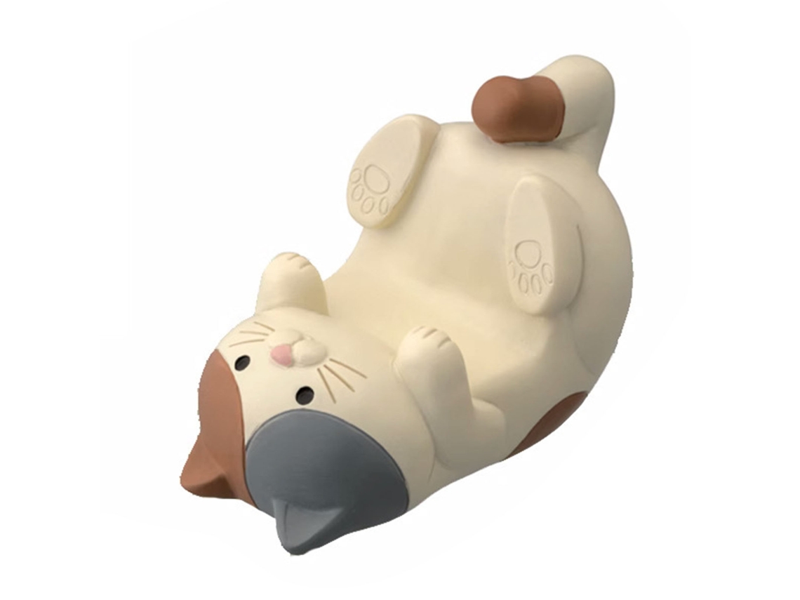 Ornamento de Gato Multifuncional com Suporte para Celular, Tablet, Óculos, Porta-lápis Resina