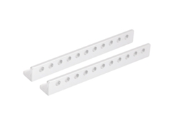 Perfil Extrudido De Alumínio Em L Com 11 Furos, Viga 12x12mm, Acessórios Para Robôs 3103-0011-0096 (2 Peças)