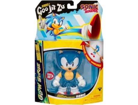 Figura luminosa e extensível de Sonic Heroes Of Goo Jit Zu de 13 cm