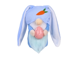 Boneco Gnome Coelho Sem Rosto Com Orelhas Longas Decorativo De Páscoa