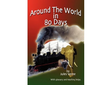 Livro Around the World in Eighty Days de Jules Verne (Inglês)