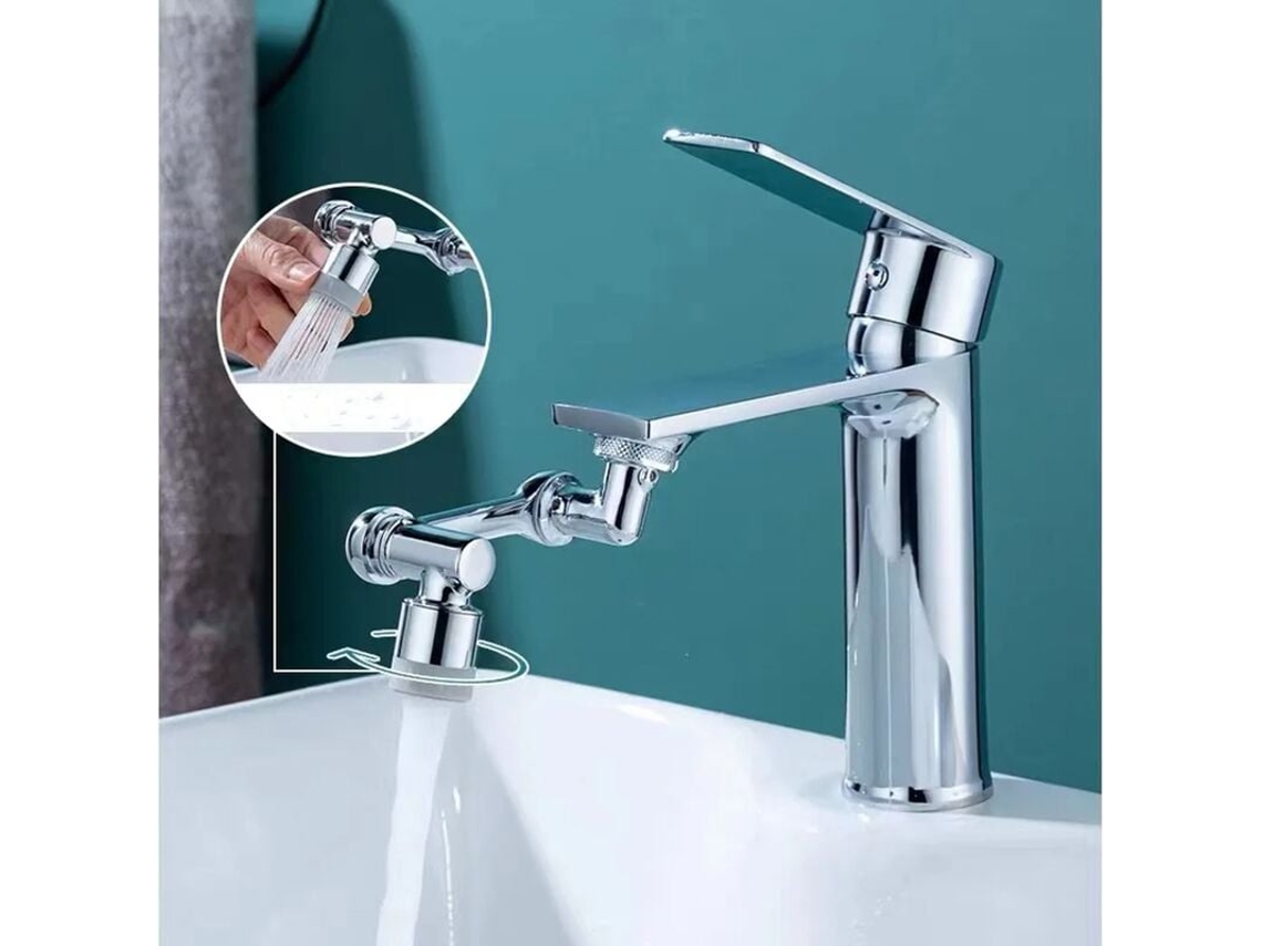 Aerador De Descarga Universal Com Dupla Função, Extensor De Torneira Ajustável, Filtro De Spray Aerador, Acessório Com Ferramenta Aquaforge