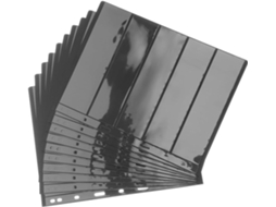 Holibanna 10 Peças Álbum De Timbres Classe Transparente Para Cartes Fotos E Organizador Feuilles Perforées