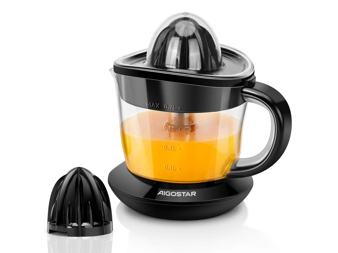 Espremedor Elétrico de Laranjas AIGOSTAR 300101RGX (Capacidade: 700ml - 40 W)