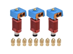 Kit De Bocal Quente Do Extruder De Liga De Alumínio E Latão Peças De Impressora 3d Para Ender 3 Pro