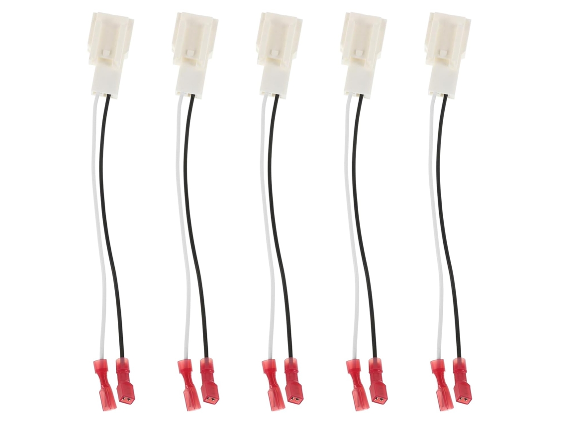 Kit Com 5 Peças De Conectores E Cabos Conversores Para Alto-falantes De Carro.