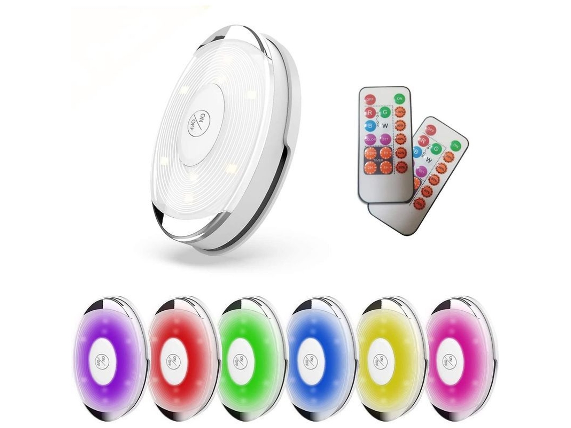 Nova Line luz Led para Armário com Controle Remoto Rgb Modo Noturno Ajuste de Brilho