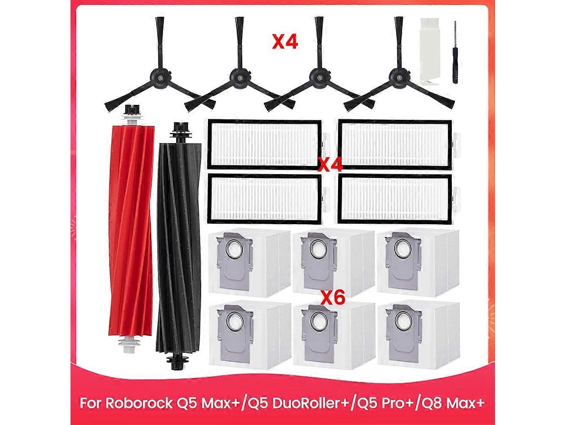 Q5 Max+ Acessórios Reposição Kit Para Duoroller+, Pro+, Q8 Robô Aspirador Limpar