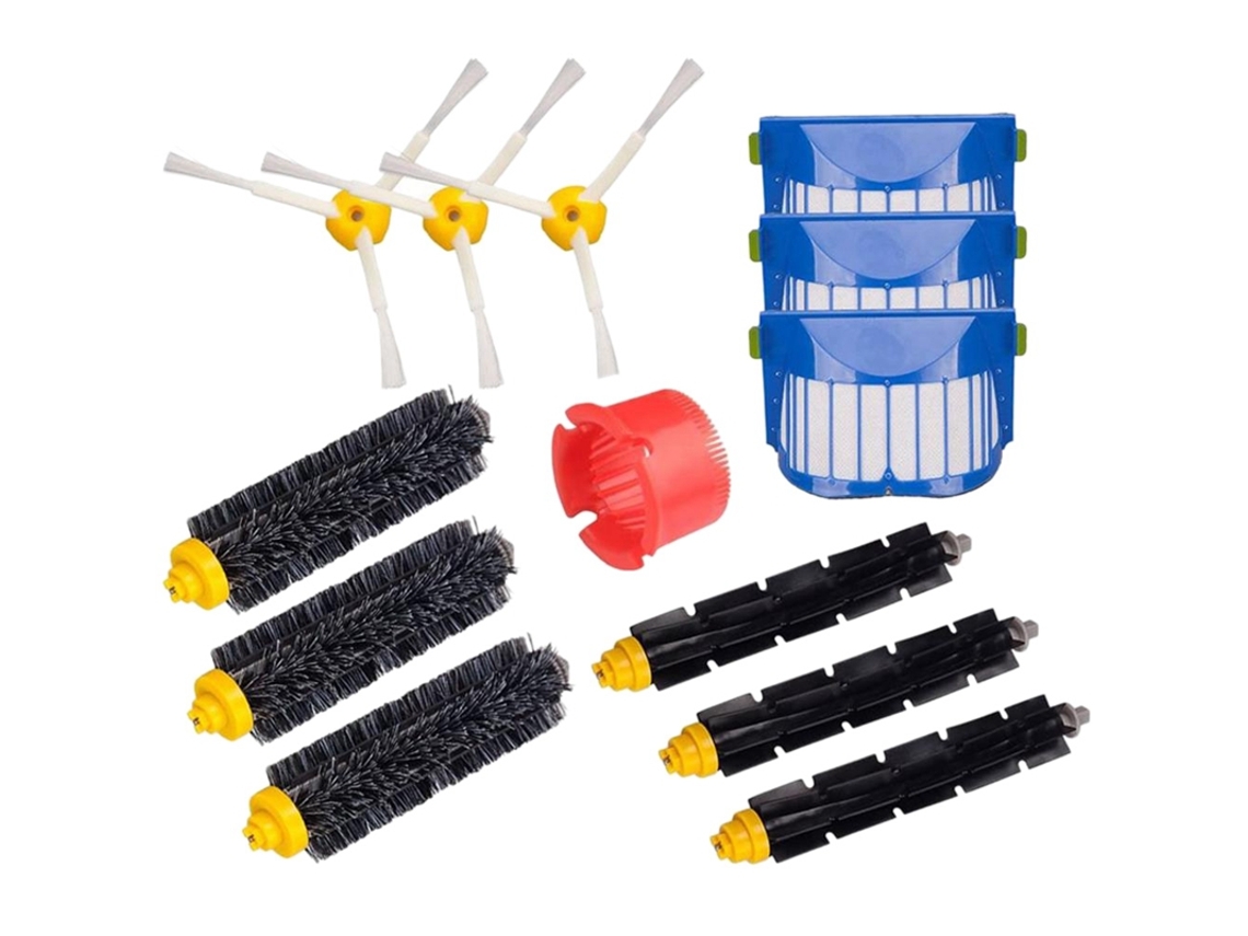 Kit de acessórios de substituição 13 peças para irobot roomba série 600 675 690 680 671 652 650 620 vac parte filtro rolo bru