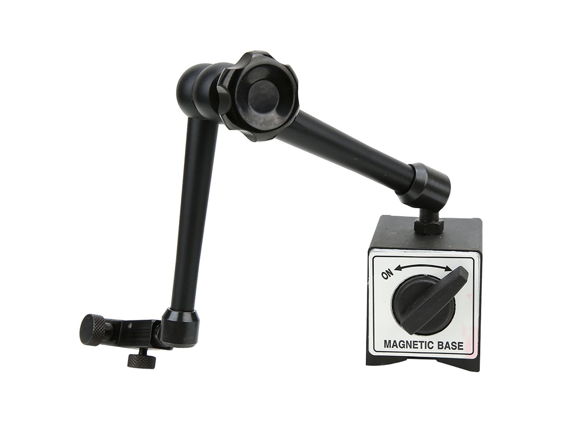 Base Universal Ajustável Para Indicadores De Dial Magnéticos Laxiscreed Com Fixação Magnética Eficiente