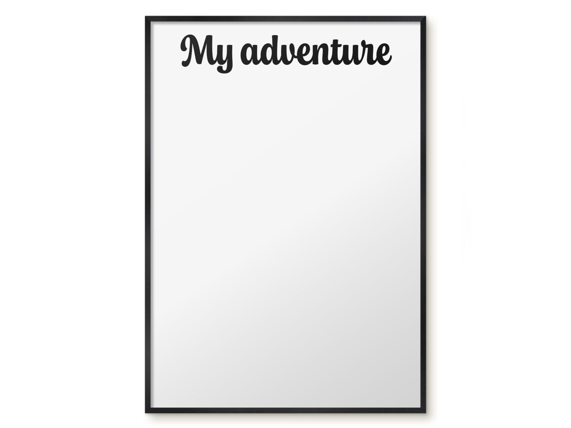 Magnetic Board My Adventure For The Living Room Espelharte (70x100 Cm)