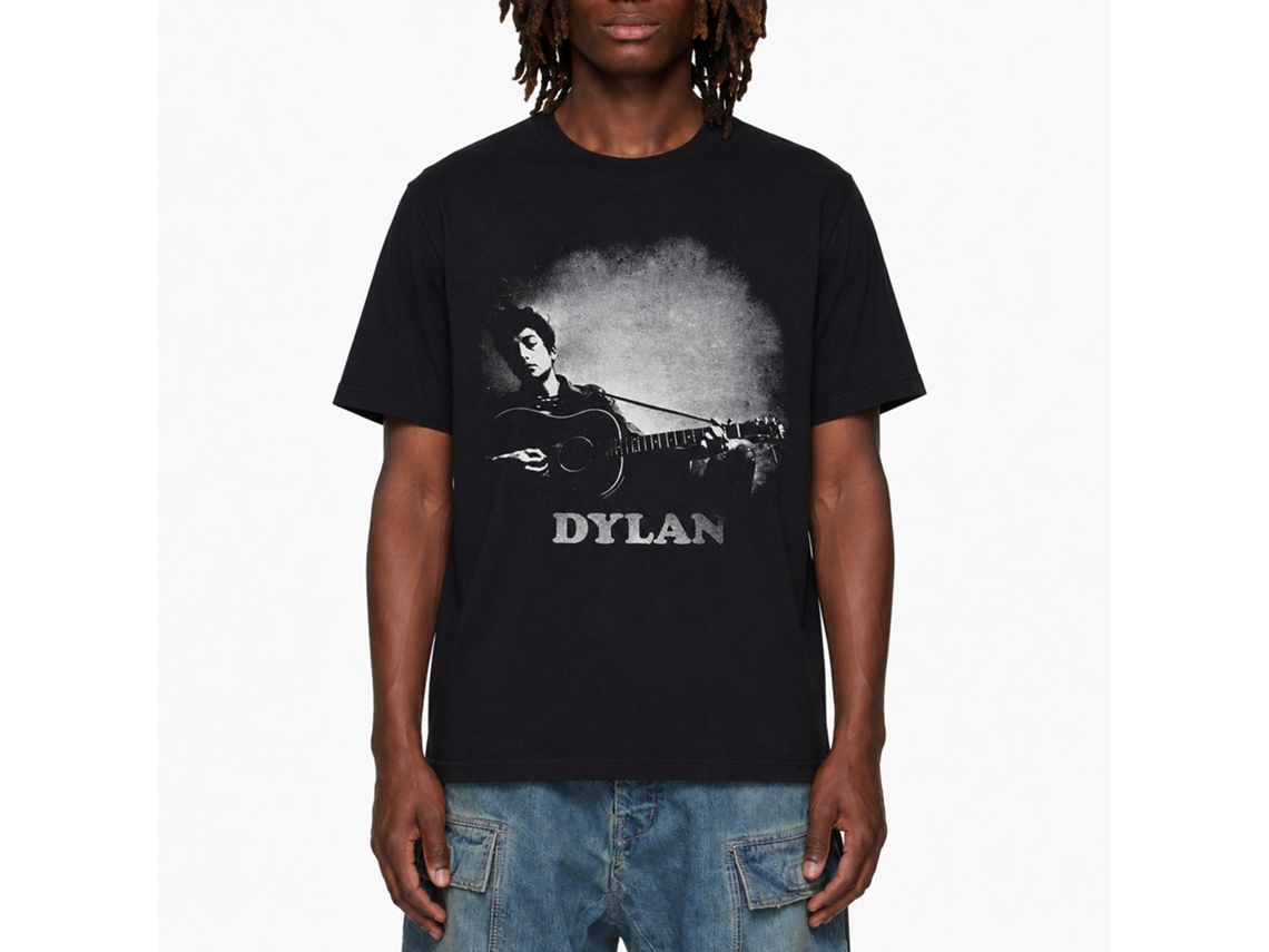 Bob Dylan Guitar Logo T-shirt Unisex Adults Size:xxl