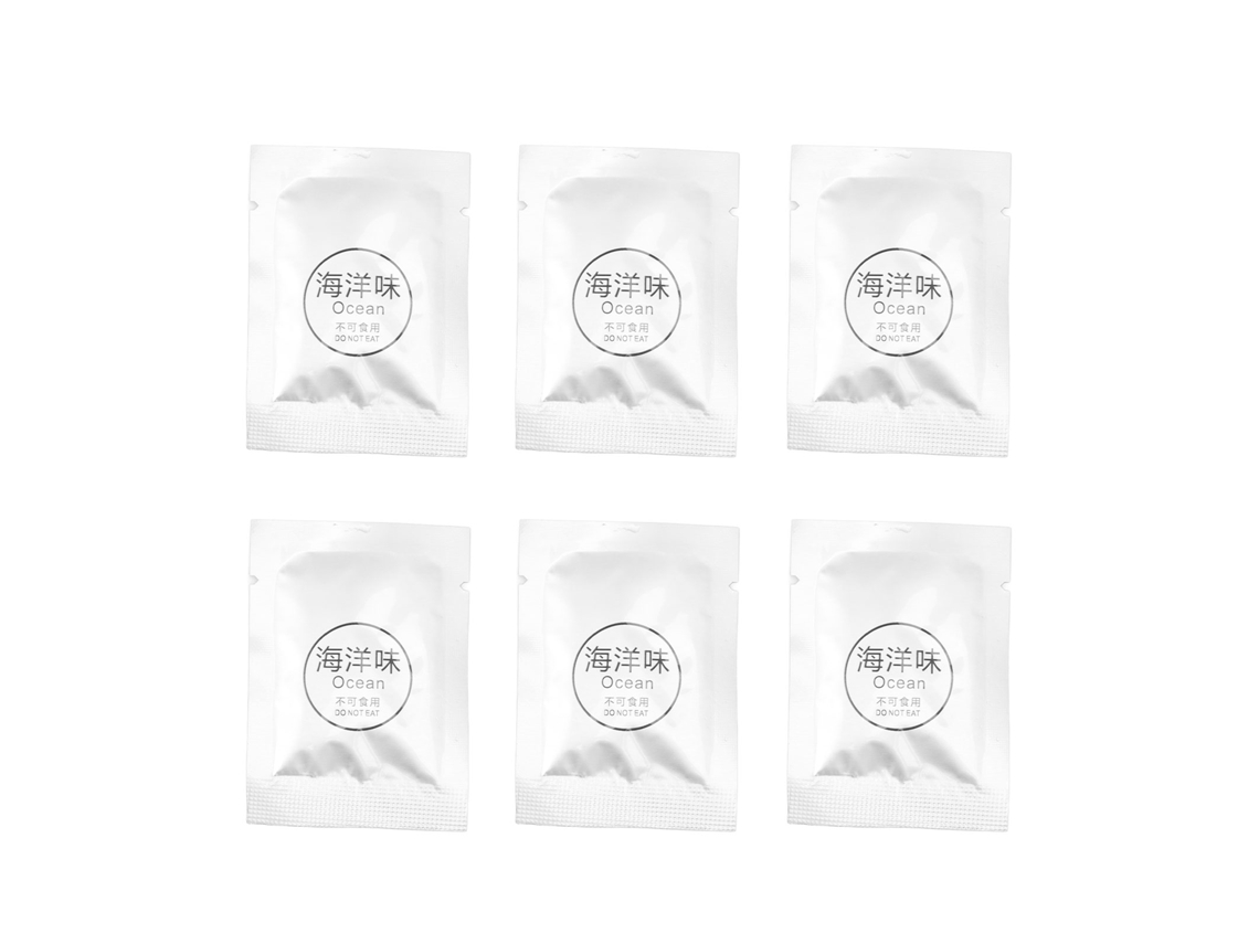 6 Tabletes Reposição Perfume Carro Sabor Oceano