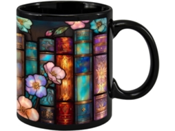 Caneca De Cerâmica Com Alça Para Amantes De Livros, Bibliotecárias E Mulheres.
