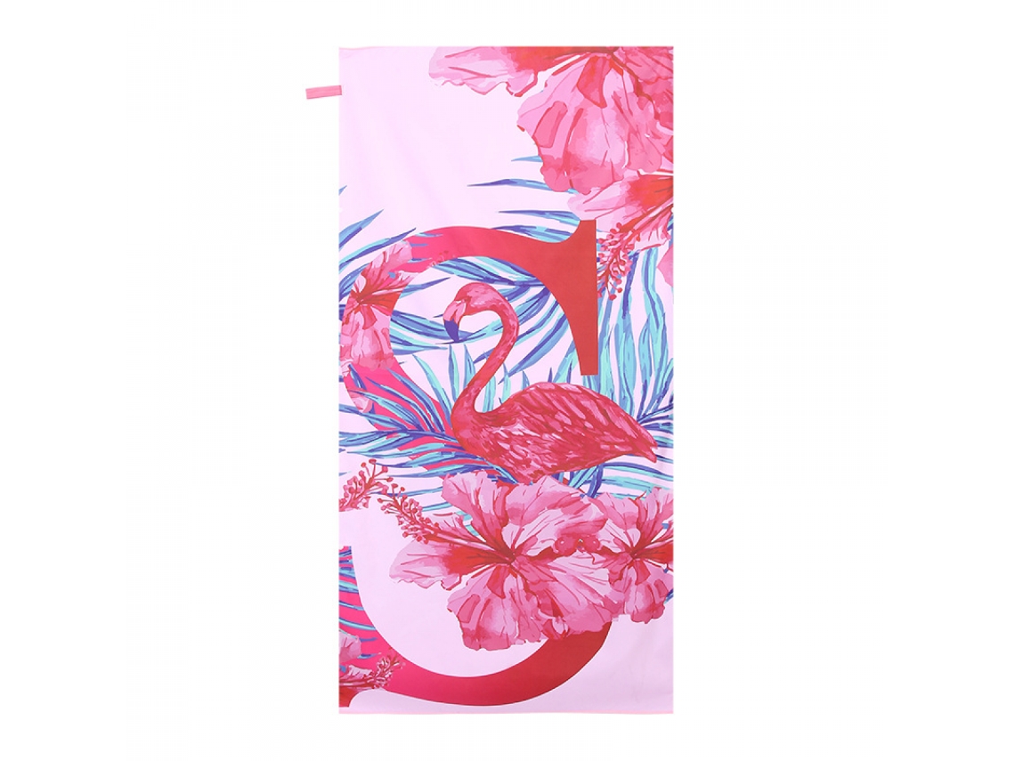Toalha De Praia Extragrande Com Estampa De Flamingo, 71 X 150 Cm, Macia, Ideal Para Mulheres, Perfeita Para Viagens, Cruzeiros E Outras Férias