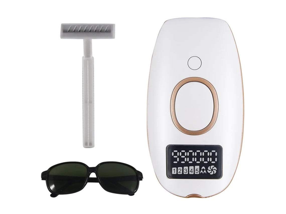 Dispositivo Remoção Pêlos Ipl Em Casa Removedor Pêlos Permanente Atualizado Para 999.999 Flashes Máquina Remoção Pêlos A Laser Yizhood