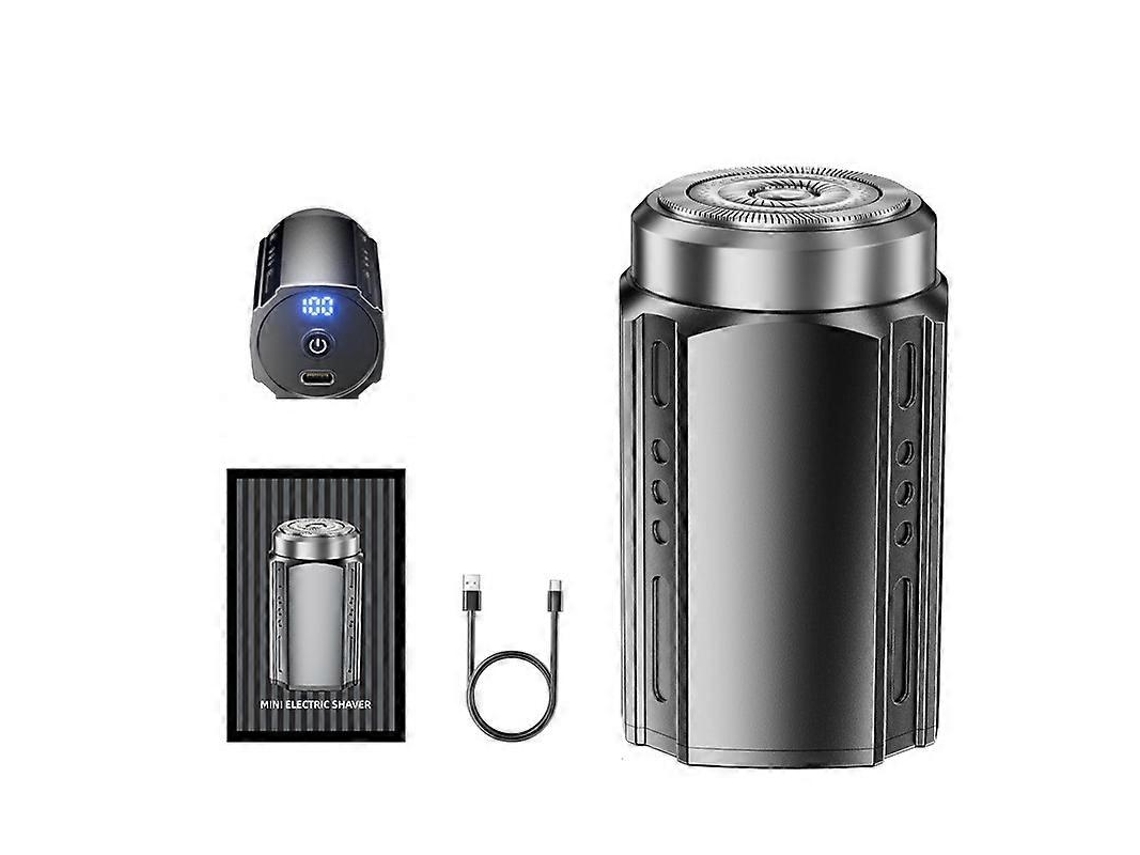 Barbeador Elétrico De Bolso Recarregável Com Visor Digital Inteligente Hengjian