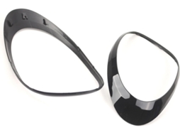Conjunto De 2 Molduras De Acabamento Para Lanternas Traseiras Para Fiat 500l 2014-2020.