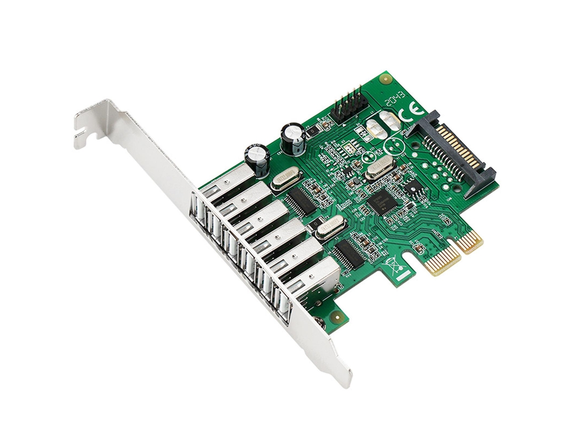 Usb 2.0 Adicionar No Cartão Pci-express A 6 Usb2.0 Pci De 6 Portas Para Carro De Expansão Expressa