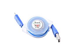 Cabo de Dados Usb LAXISCREED Azul Android Retrátil