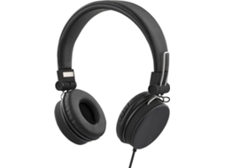 Auscultadores com Fio STREETZ Hl-W200 (On Ear - Microfone - Preto)