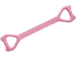 Faixa Elástica De Resistência Para Exercícios Ioga E Fitness, Ideal Glúteos Pernas, Cor Rosa Multifuncional