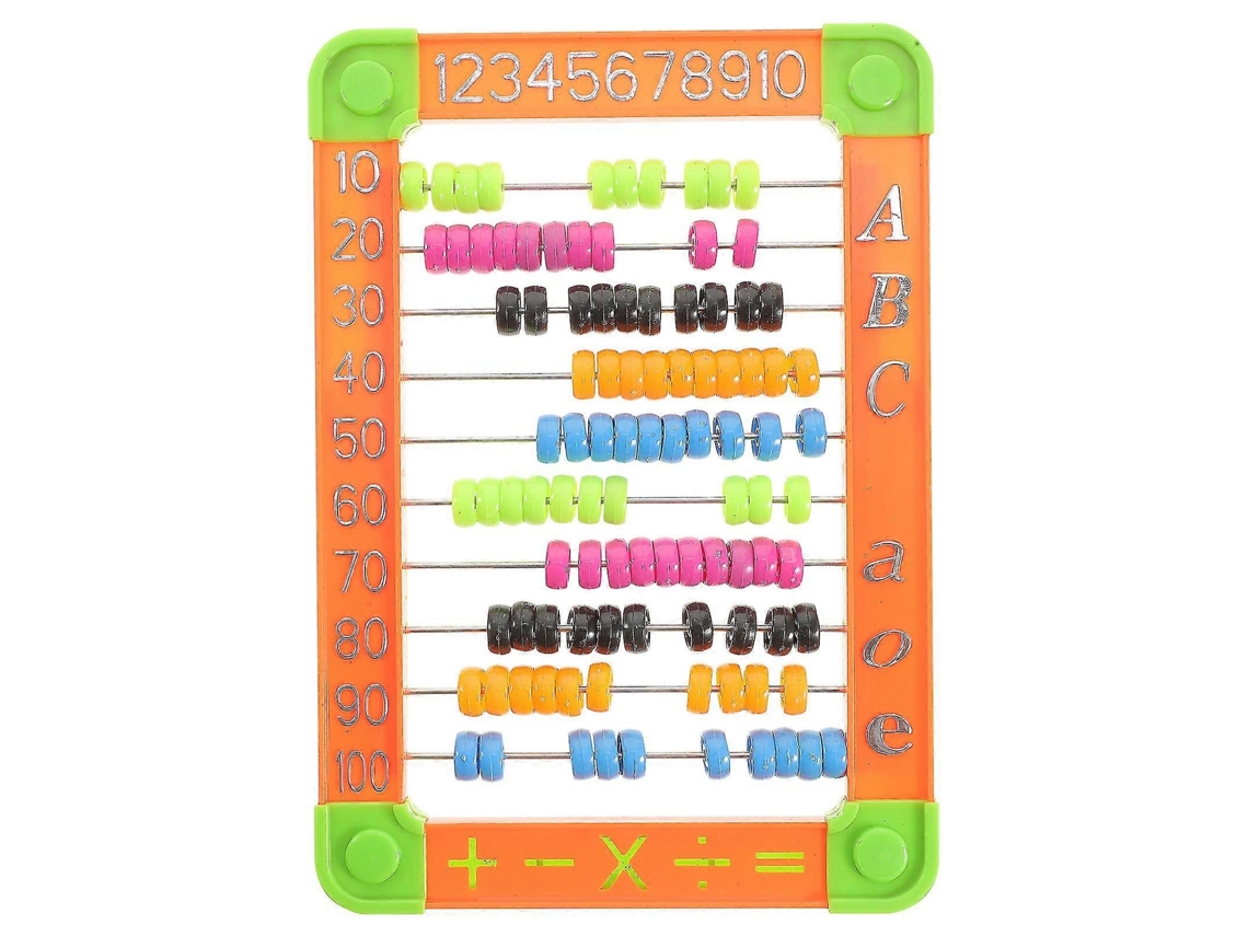 1pc Kid Abacus Arithmetic Abacus Math Educational Counting Toy (random Color)