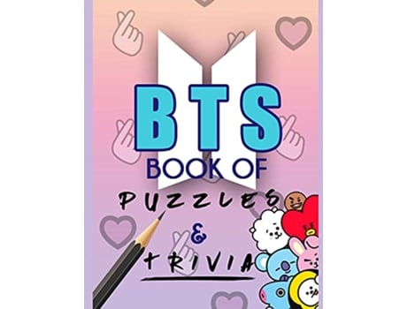 Livro KPOP BTS Book of Puzzles Trivia de Purpleyou Press (Inglês)