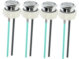 Uonlytech Conjunto De 4 Botões Pressão Para Caixa Acoplada Vaso Sanitário Substituição Uso Doméstico