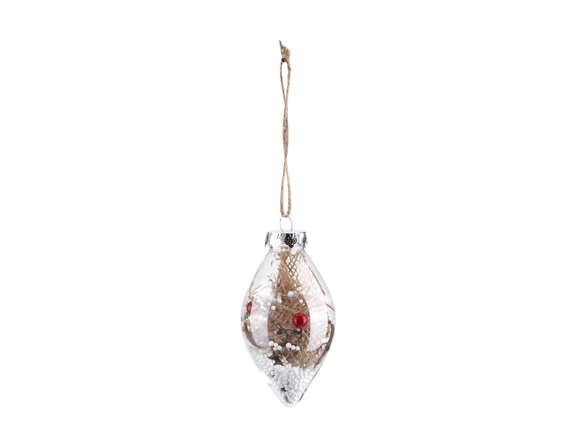 Decoração De Natal Em Plástico Transparente Com Bola Laxiscreed Para Árvore E Brilho Festivo Diy