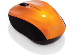 Rato VERBATIM Go Nano (Wireless - Casual - 1000 dpi - Laranja)